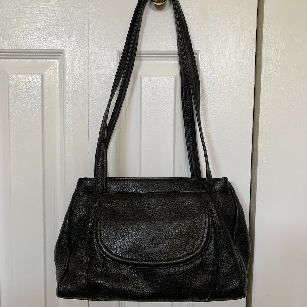 Vintage Leather Stone Mountain Shoulder Bag